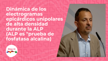 Dinámica de los electrogramas epicárdicos unipolares de alta densidad durante la ALP (ALP es "prueba de fosfatasa alcalina")