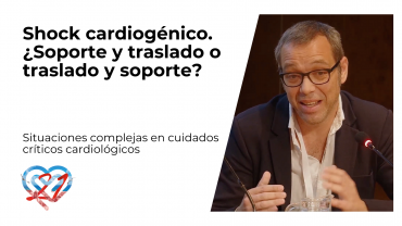 Shock cardiogénico: ¿soporte y traslado o traslado y soporte?