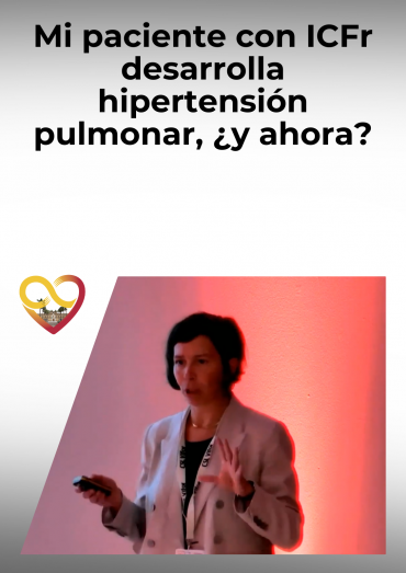 Mi paciente con ICFr desarrolla hipertensión pulmonar, ¿y ahora?