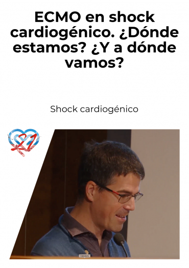 ECMO en shock cardiogénico. ¿Dónde estamos? ¿Y a dónde vamos?