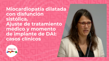 Miocardiopatía dilatada con disfunción sistólica. Ajuste de tratamiento médico y momento de implante de DAI: casos clínicos