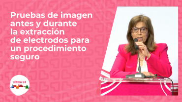 Pruebas de imagen antes y durante la extracción de electrodos para un procedimiento seguro