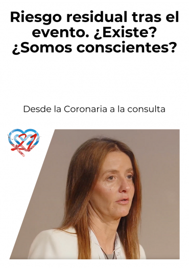 Riesgo residual tras el evento. ¿Existe? ¿Somos conscientes?