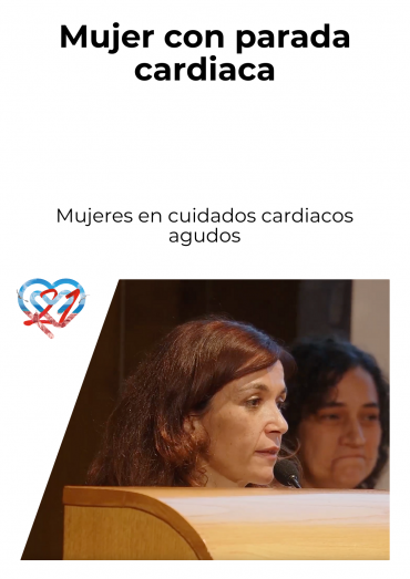 Mujer con parada cardiaca