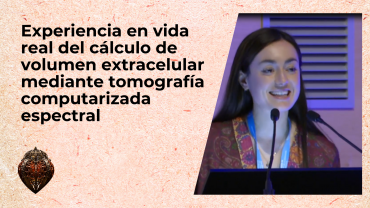 Experiencia en vida real del cálculo de volumen extracelular mediante tomografía computarizada espectral