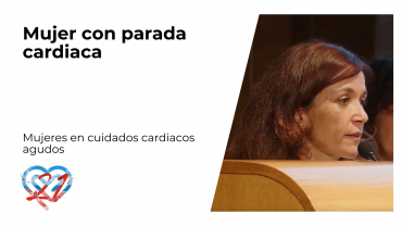 Mujer con parada cardiaca