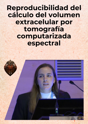 Reproducibilidad del cálculo del volumen extracelular por tomografía computarizada espectral