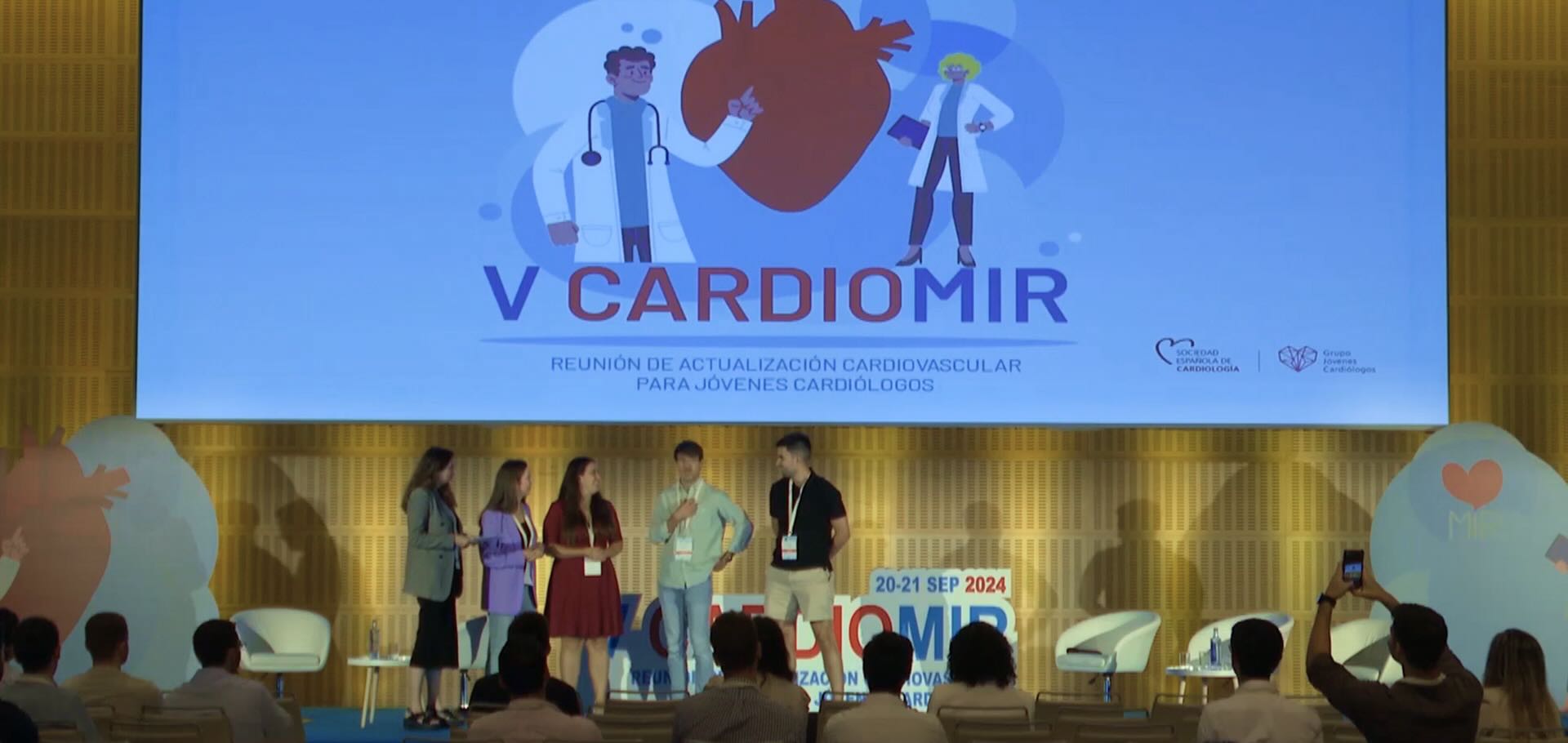 Entrega de premios de los concursos ElectroCHALLENGE y CardioRETO