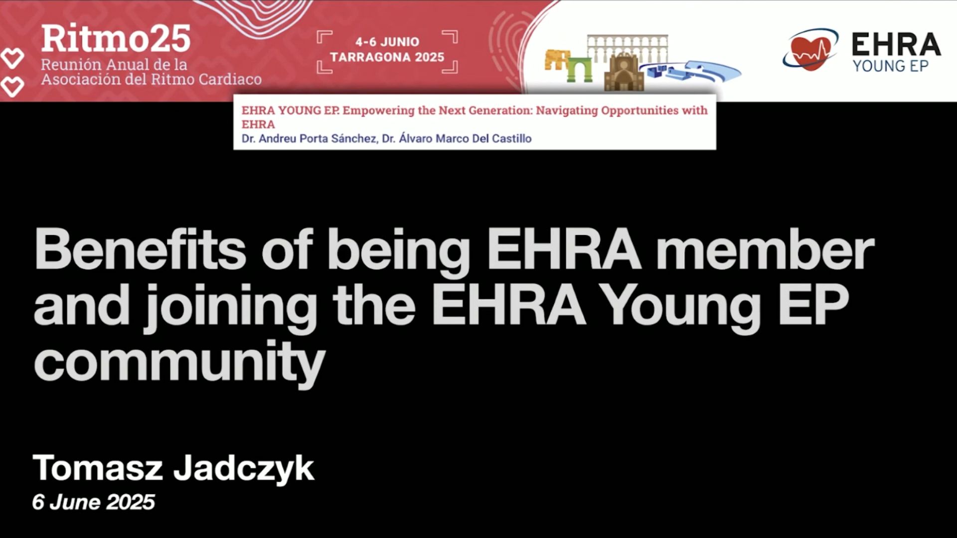 Beneficios de ser miembro de la EHRA y de unirse a la comunidad EHRA Young EP