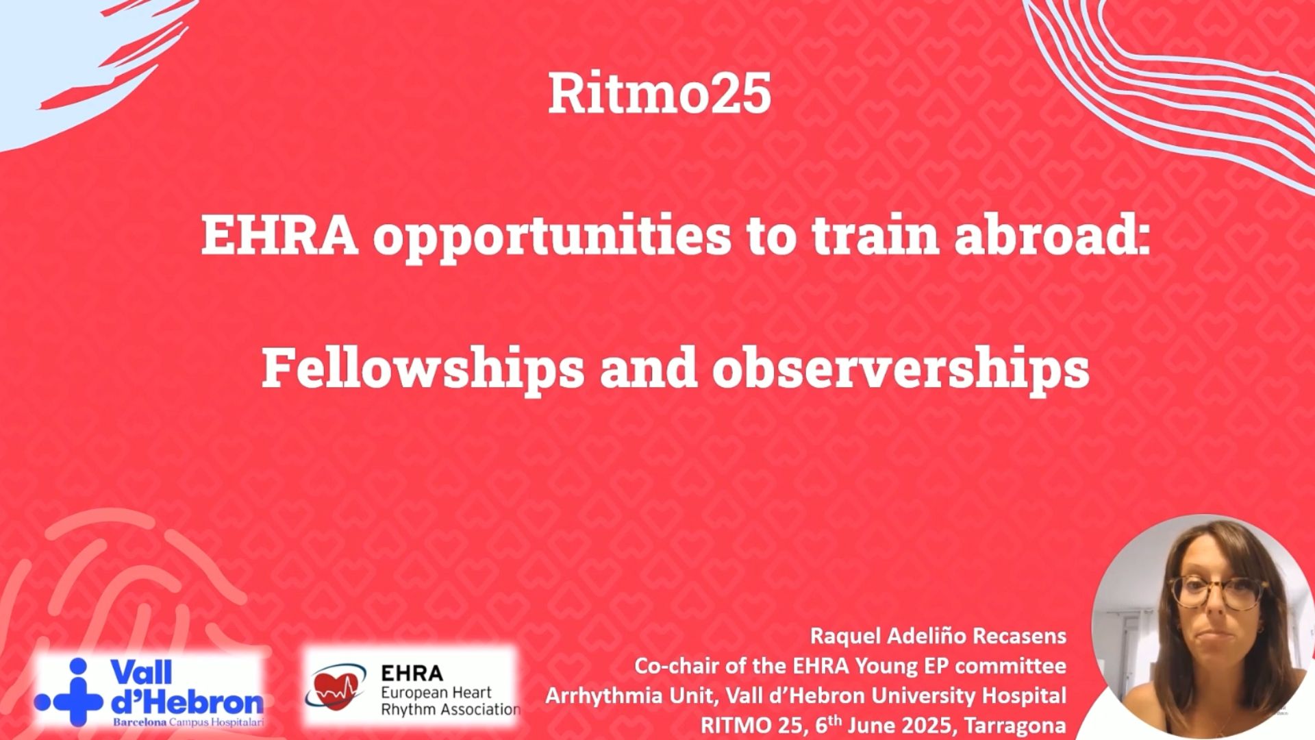 Oportunidades de la EHRA para formarse en el extranjero: fellowships y estancias de observación