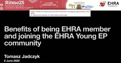 Beneficios de ser miembro de la EHRA y de unirse a la comunidad EHRA Young EP
